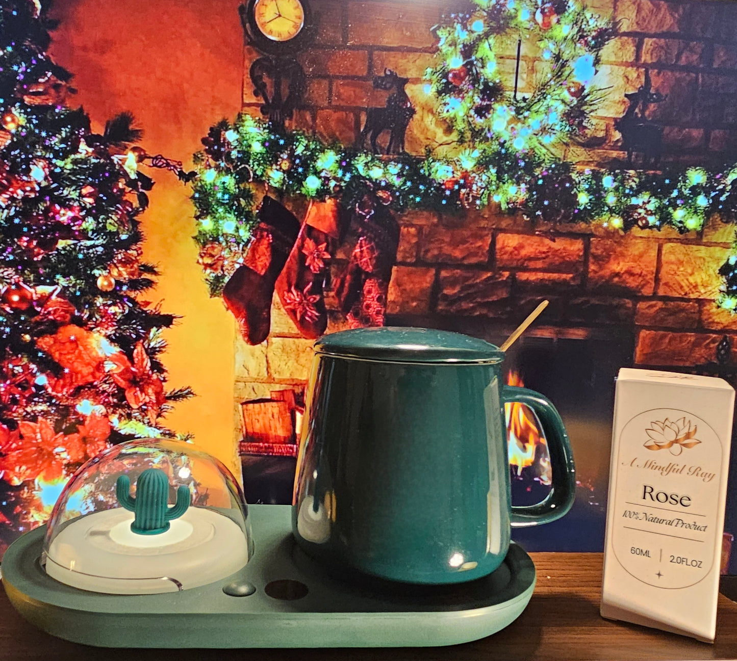 Multi-functional Cup Warmer - Aromatherapy Multi-Color Night Light - Multiple Settings - Unique Gift - Coffee & Tea Fans