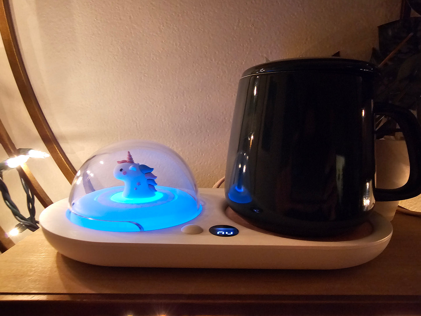 Multi-functional Cup Warmer - Aromatherapy Multi-Color Night Light - Multiple Settings - Unique Gift - Coffee & Tea Fans