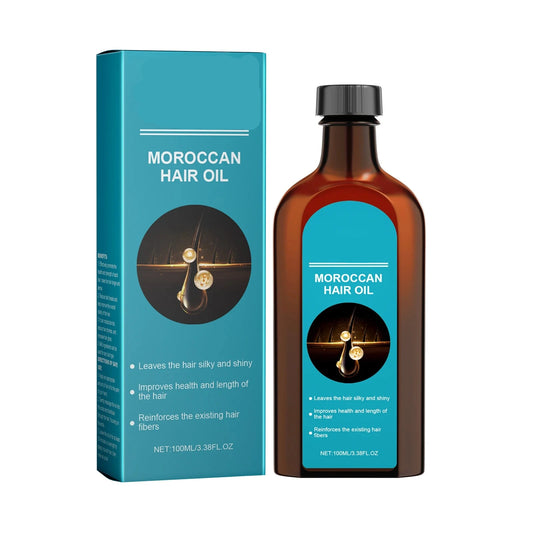 Premium Moroccan Hair Oil - Leave-In Hair Care Serum, For Split Ends And Dry Hair Without Greasy Feel