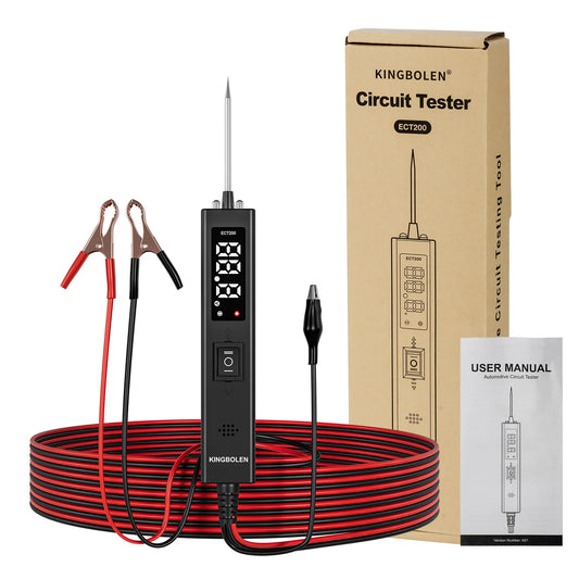 Car Battery Tester - 8V-32V, Automotive Power Probe Kit, Electrical System Test