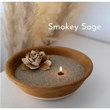 Pearl Sand Candle - Accident Safe Candle, Marble Candle, Elegant Pearl Candle, Portable, Re-usable Sand, Self-extinguished