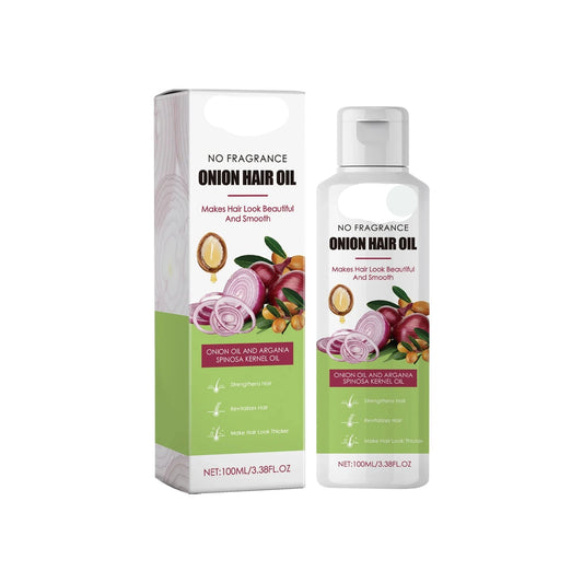 Hair Growth Oil with Onion, Black Seed, & Argan Oil Hair Oil - Nourishes Hair And Roots, Nutritious Hair Oil
