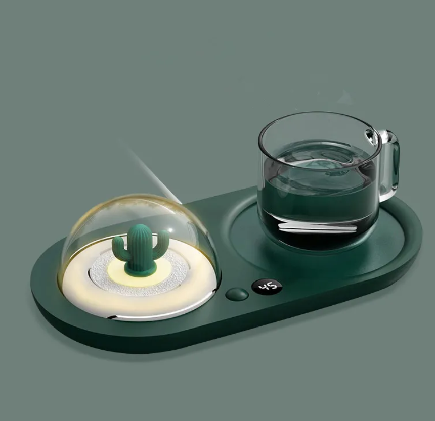 Multi-functional Cup Warmer - Aromatherapy Multi-Color Night Light - Multiple Settings - Unique Gift - Coffee & Tea Fans