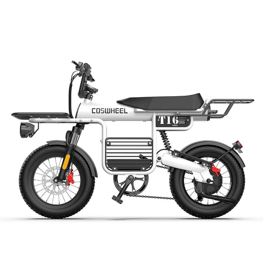Electric Bike - Sturdy Electric City & Mountain Bike, Up to 330lbs - COSWHEEL T16