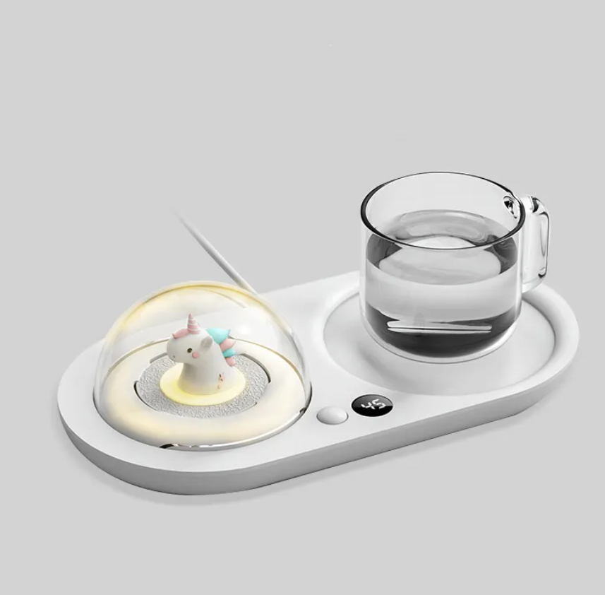 Multi-functional Cup Warmer - Aromatherapy Multi-Color Night Light - Multiple Settings - Unique Gift - Coffee & Tea Fans